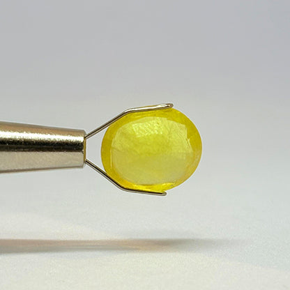 5.70 Carat Bangkok Yellow Sapphire Stone | Natural Thailand Yellow Sapphire | Premium Certified Gemstone