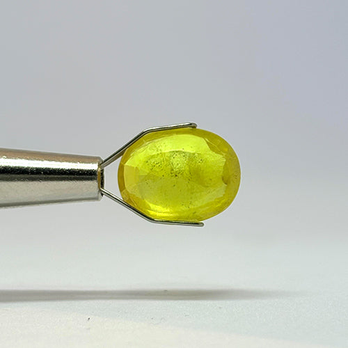 5.72 Carat Bangkok Yellow Sapphire Stone | Natural Thailand Yellow Sapphire | Premium Certified Gemstone