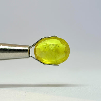 5.72 Carat Bangkok Yellow Sapphire Stone | Natural Thailand Yellow Sapphire | Premium Certified Gemstone