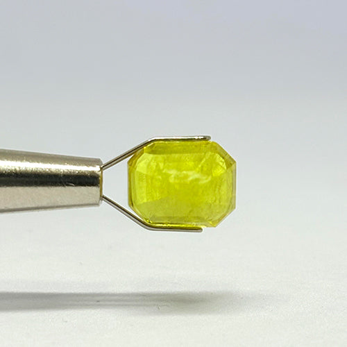 5.87 Carat Bangkok Yellow Sapphire Stone | Natural Thailand Yellow Sapphire | Premium Certified Gemstone