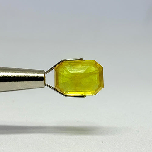 6.37 Carat Bangkok Yellow Sapphire Stone | Natural Thailand Yellow Sapphire | Premium Certified Gemstone