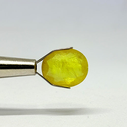 6.55 Carat Bangkok Yellow Sapphire Stone | Natural Thailand Yellow Sapphire | Premium Certified Gemstone