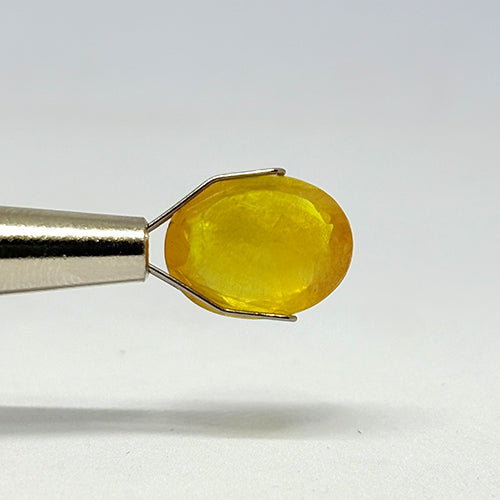 6.55 Carat Bangkok Yellow Sapphire Stone | Natural Thailand Yellow Sapphire | Premium Certified Gemstone