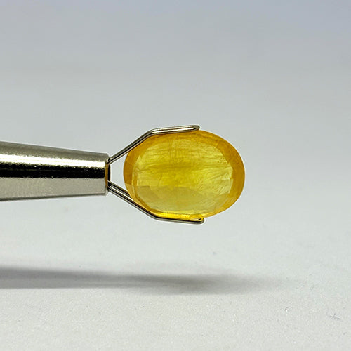 6.70 Carat Bangkok Yellow Sapphire Stone | Natural Thailand Yellow Sapphire | Premium Certified Gemstone