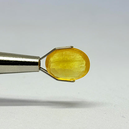 6.70 Carat Bangkok Yellow Sapphire Stone | Natural Thailand Yellow Sapphire | Premium Certified Gemstone