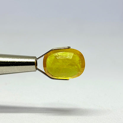 6.85 Carat Bangkok Yellow Sapphire Stone | Natural Thailand Yellow Sapphire | Premium Certified Gemstone