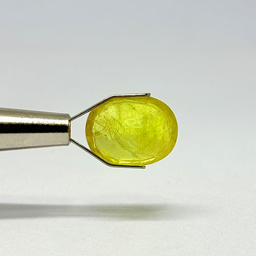 7.45 Carat Bangkok Yellow Sapphire Stone | Natural Thailand Yellow Sapphire | Premium Certified Gemstone