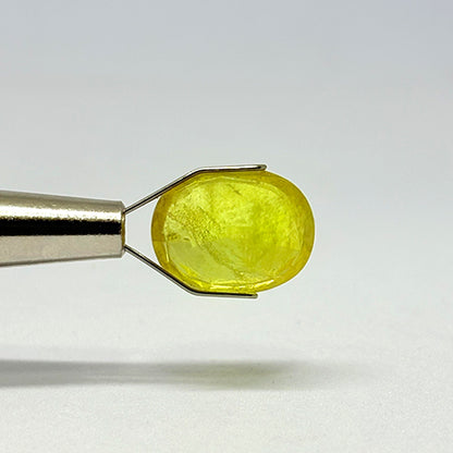 7.45 Carat Bangkok Yellow Sapphire Stone | Natural Thailand Yellow Sapphire | Premium Certified Gemstone