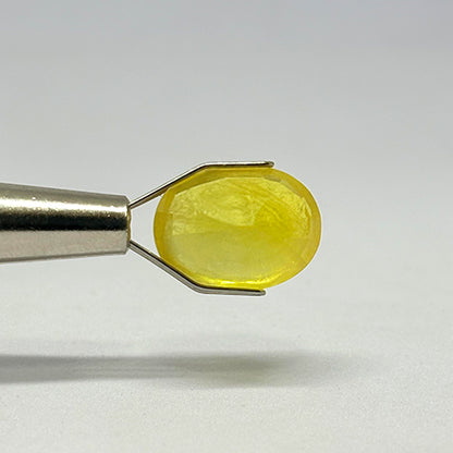 7.55 Carat Bangkok Yellow Sapphire Stone | Natural Thailand Yellow Sapphire | Premium Certified Gemstone
