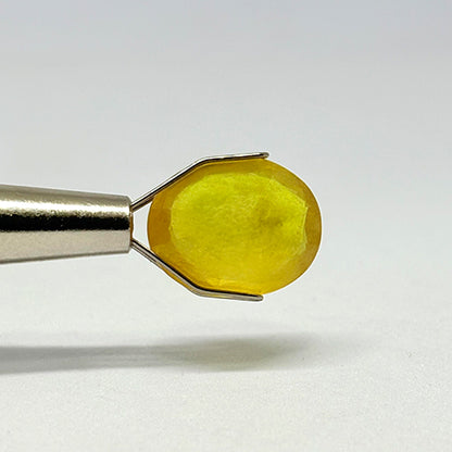 7.62 Carat Bangkok Yellow Sapphire Stone | Natural Thailand Yellow Sapphire | Premium Certified Gemstone