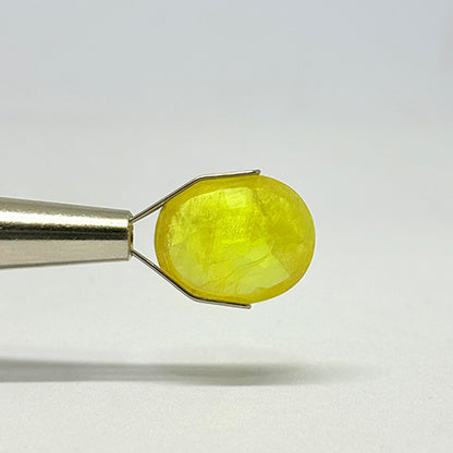 7.70 Carat Bangkok Yellow Sapphire Stone | Natural Thailand Yellow Sapphire | Premium Certified Gemstone