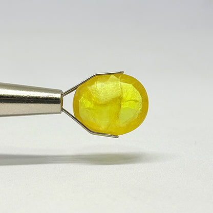 7.75 Carat Bangkok Yellow Sapphire Stone | Natural Thailand Yellow Sapphire | Premium Certified Gemstone