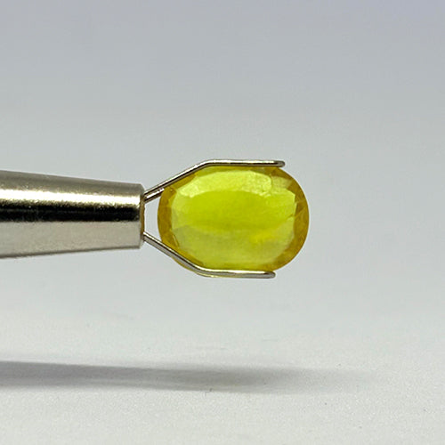 2.97 Carat Bangkok Yellow Sapphire (Pukhraj) Stone | Natural Thailand Pukhraj for Jupiter (Guru) | Certified Gemstone