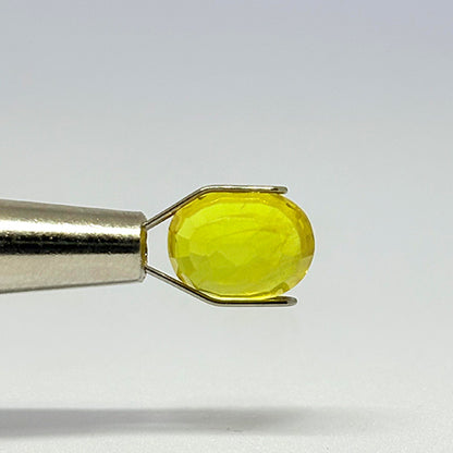 3.30 Carat Bangkok Yellow Sapphire (Pukhraj) Stone | Natural Thailand Pukhraj for Jupiter (Guru) | Certified Gemstone
