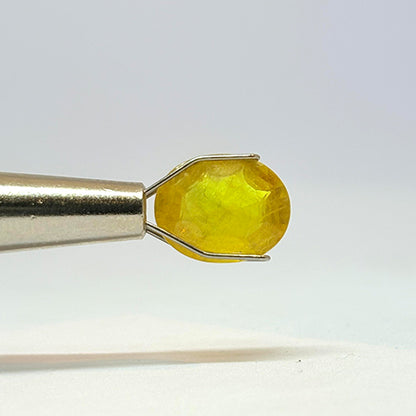 3.30 Carat Bangkok Yellow Sapphire (Pukhraj) Stone | Natural Thailand Pukhraj for Jupiter (Guru) | Certified Gemstone