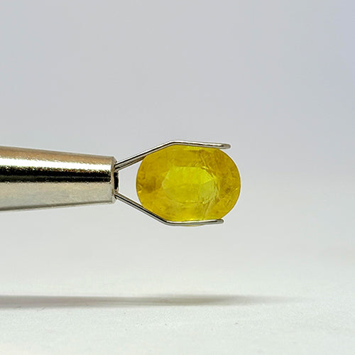 3.32 Carat Bangkok Yellow Sapphire (Pukhraj) Stone | Natural Thailand Pukhraj for Jupiter (Guru) | Certified Gemstone