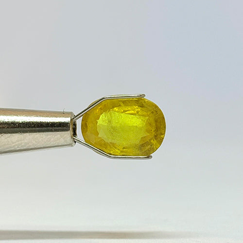 3.55 Carat Bangkok Yellow Sapphire (Pukhraj) Stone | Natural Thailand Pukhraj for Jupiter (Guru) | Certified Gemstone