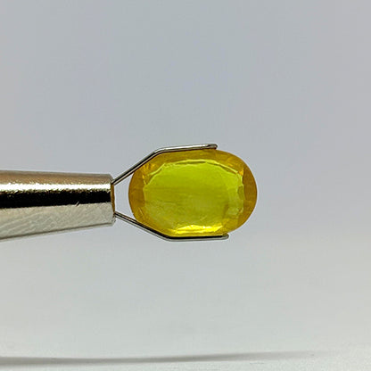 3.87 Carat Bangkok Yellow Sapphire (Pukhraj) Stone | Natural Thailand Pukhraj for Jupiter (Guru) | Certified Gemstone
