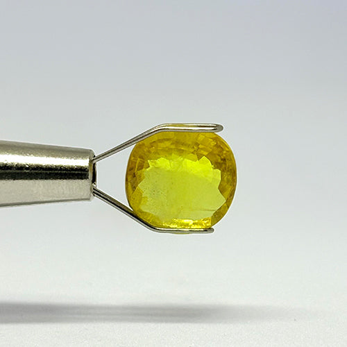 3.92 Carat Bangkok Yellow Sapphire (Pukhraj) Stone | Natural Thailand Pukhraj for Jupiter (Guru) | Certified Gemstone
