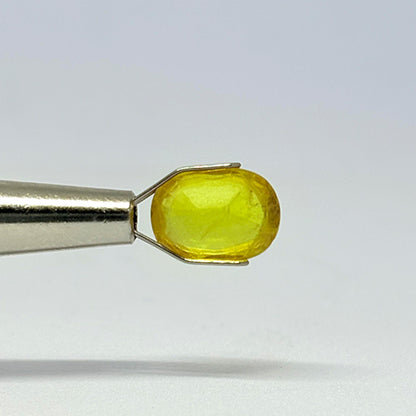 4.10 Carat Bangkok Yellow Sapphire (Pukhraj) Stone | Natural Thailand Pukhraj for Jupiter (Guru) | Certified Gemstone