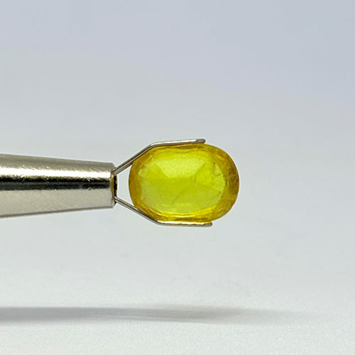 4.10 Carat Bangkok Yellow Sapphire (Pukhraj) Stone | Natural Thailand Pukhraj for Jupiter (Guru) | Certified Gemstone