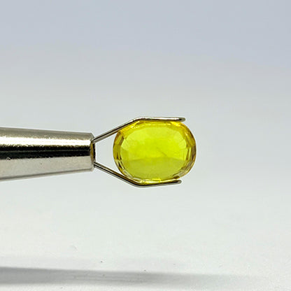 4.10 Carat Bangkok Yellow Sapphire (Pukhraj) Stone | Natural Thailand Pukhraj for Jupiter (Guru) | Certified Gemstone