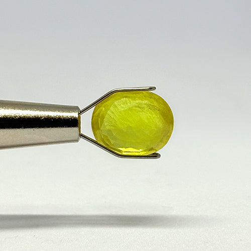 4.25 Carat Bangkok Yellow Sapphire (Pukhraj) Stone | Natural Thailand Pukhraj for Jupiter (Guru) | Certified Gemstone