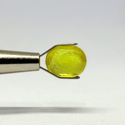 4.25 Carat Bangkok Yellow Sapphire (Pukhraj) Stone | Natural Thailand Pukhraj for Jupiter (Guru) | Certified Gemstone