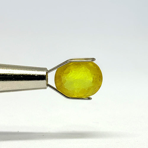 4.25 Carat Bangkok Yellow Sapphire (Pukhraj) Stone | Natural Thailand Pukhraj for Jupiter (Guru) | Certified Gemstone