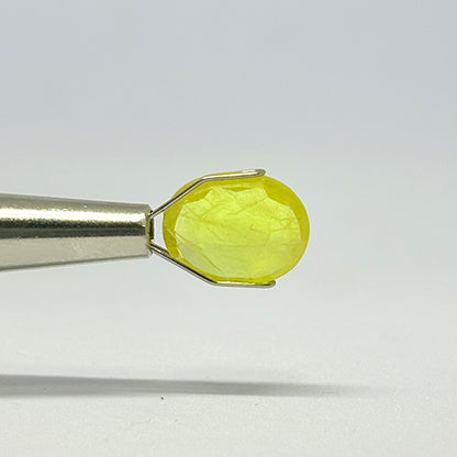 4.27 Carat Bangkok Yellow Sapphire (Pukhraj) Stone | Natural Thailand Pukhraj for Jupiter (Guru) | Certified Gemstone