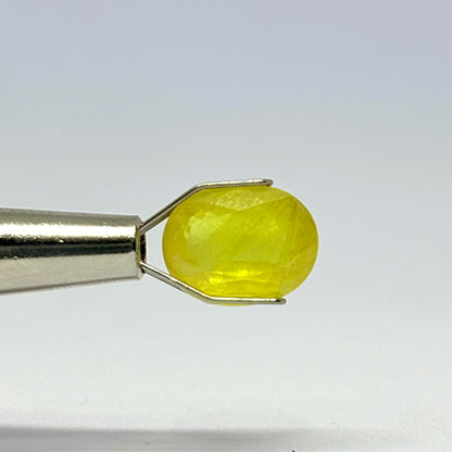 4.30 Carat Bangkok Yellow Sapphire (Pukhraj) Stone | Natural Thailand Pukhraj for Jupiter (Guru) | Certified Gemstone