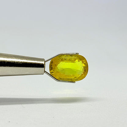 4.30 Carat Bangkok Yellow Sapphire (Pukhraj) Stone | Natural Thailand Pukhraj for Jupiter (Guru) | Certified Gemstone