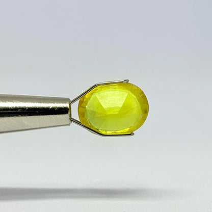 4.45 Carat Bangkok Yellow Sapphire (Pukhraj) Stone | Natural Thailand Pukhraj for Jupiter (Guru) | Certified Gemstone