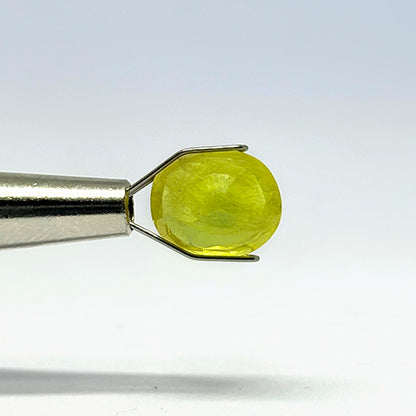 4.57 Carat Bangkok Yellow Sapphire (Pukhraj) Stone | Natural Thailand Pukhraj for Jupiter (Guru) | Certified Gemstone