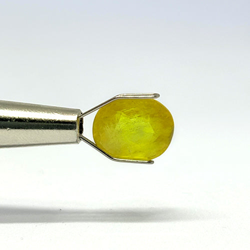 4.57 Carat Bangkok Yellow Sapphire (Pukhraj) Stone | Natural Thailand Pukhraj for Jupiter (Guru) | Certified Gemstone
