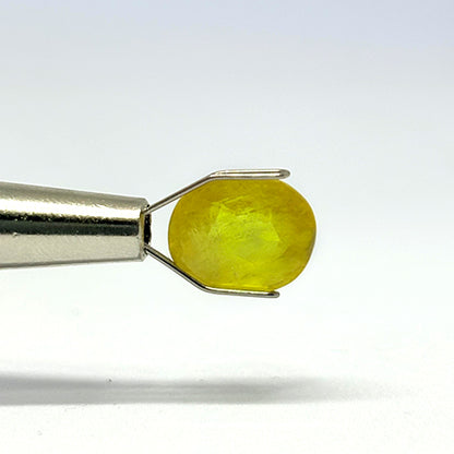 4.57 Carat Bangkok Yellow Sapphire (Pukhraj) Stone | Natural Thailand Pukhraj for Jupiter (Guru) | Certified Gemstone