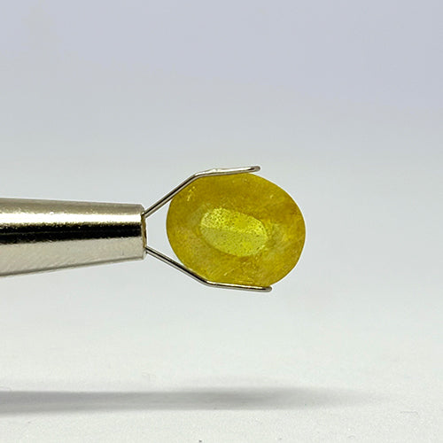 4.90 Carat Bangkok Yellow Sapphire (Pukhraj) Stone | Natural Thailand Pukhraj for Jupiter (Guru) | Certified Gemstone