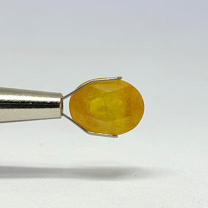6.55 Carat Bangkok Yellow Sapphire Stone | Natural Thailand Yellow Sapphire | Premium Certified Gemstone