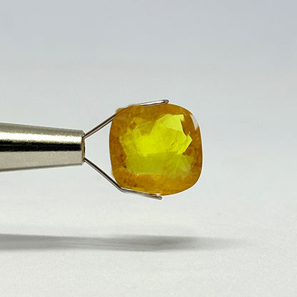 7.05 Carat Bangkok Yellow Sapphire Stone | Natural Thailand Yellow Sapphire | Premium Certified Gemstone