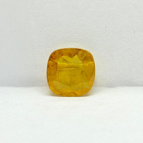 7.05 Carat Bangkok Yellow Sapphire Stone | Natural Thailand Yellow Sapphire | Premium Certified Gemstone