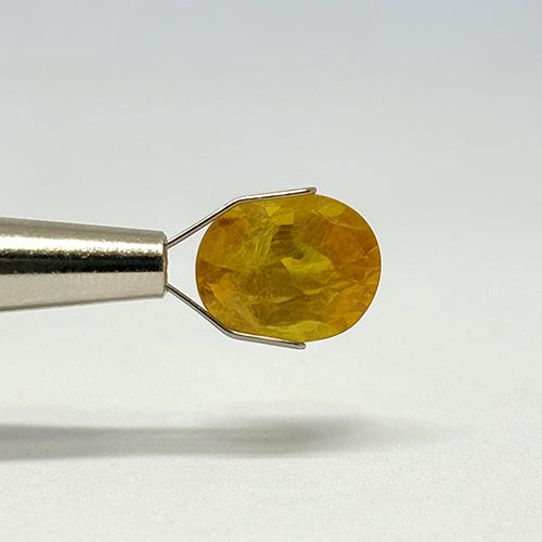 7.12 Carat Bangkok Yellow Sapphire Stone | Natural Thailand Yellow Sapphire | Premium Certified Gemstone