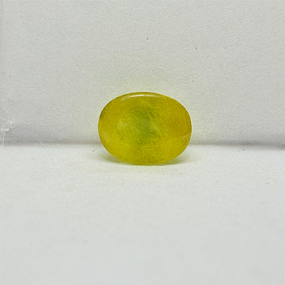 8.17 Carat Bangkok Yellow Sapphire Stone | Natural Thailand Yellow Sapphire | Premium Certified Gemstone