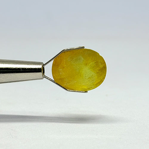 9.80 Carat Bangkok Yellow Sapphire Stone | Natural Thailand Yellow Sapphire | Premium Certified Gemstone