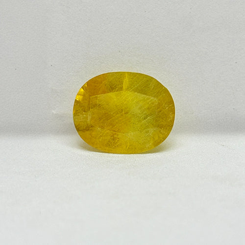 9.80 Carat Bangkok Yellow Sapphire Stone | Natural Thailand Yellow Sapphire | Premium Certified Gemstone