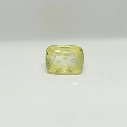 7.12 Ct Natural Yellow Sapphire (Pukhraj) | Ceylon (Sri Lanka) | Bangkok Cut | Premium Jyotish Gemstone