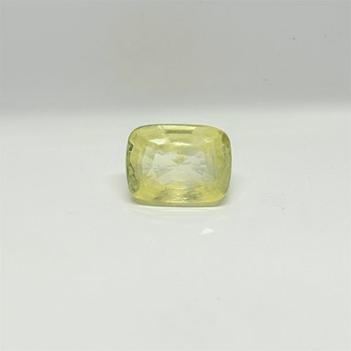 7.12 Ct Natural Yellow Sapphire (Pukhraj) | Ceylon (Sri Lanka) | Bangkok Cut | Premium Jyotish Gemstone