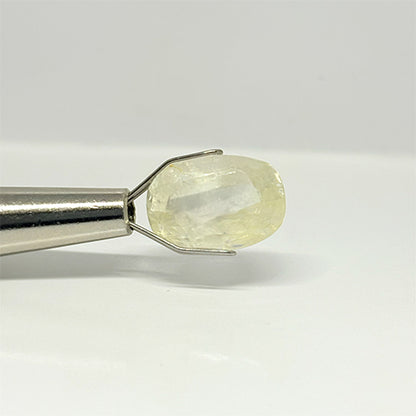 7.35 Ct Natural Yellow Sapphire (Pukhraj) | Ceylon (Sri Lanka) | Bangkok Cut | Premium Certified Gemstone