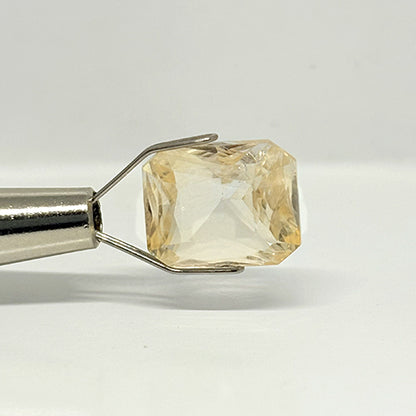 7.50 Ct Natural Yellow Sapphire (Pukhraj)| Ceylon (Sri Lanka) | Bangkok Cut | Premium Certified Gemstone