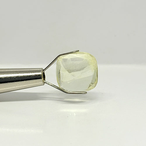 7.65 Ct Natural Yellow Sapphire (Pukhraj) | Ceylon (Sri Lanka) | Bangkok Cut | Premium Jyotish Gemstone
