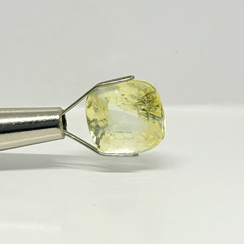 7.65 Ct Natural Yellow Sapphire (Pukhraj) | Ceylon (Sri Lanka) | Bangkok Cut | Premium Jyotish Gemstone